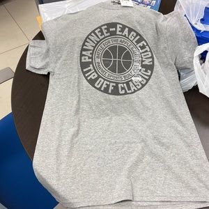 Parks and Recreation gray grey t-shirt Pawnee Eagleton Tip Off Class Brand NWT